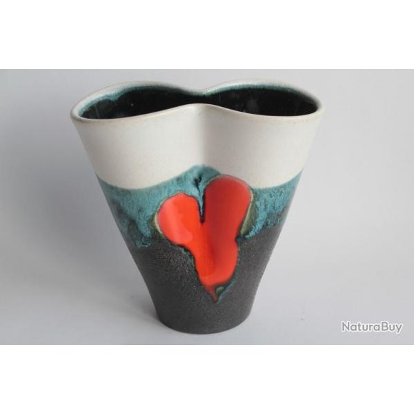Vase cramique Elchinger vintage 1950