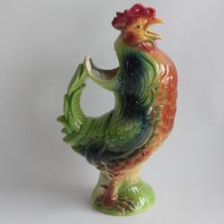 Pichet barbotine Coq St Clément N°7516