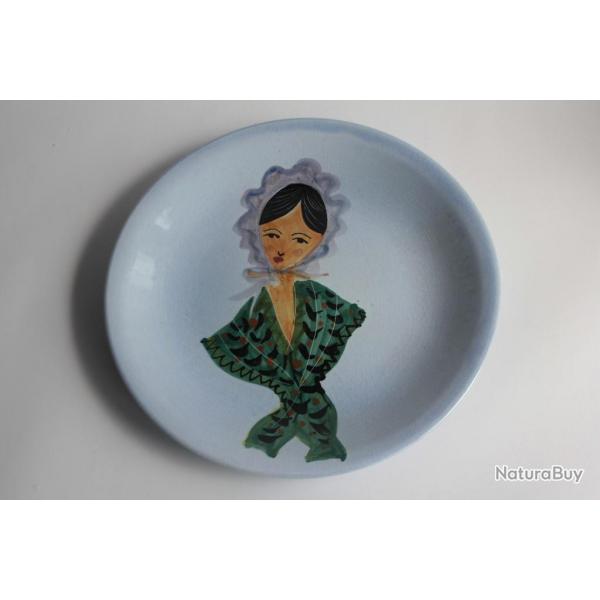 Assiette cramique Le Brescon Martigues Vallauris