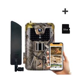 HC900Pro-32G - Caméra sans fil pour la chasse 4G, 4K, 120MP