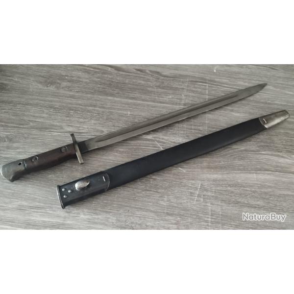 Baonnette anglaise Pattern 1907 avec fourreau TTBE