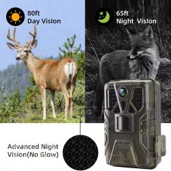 HC910A-*Caméra de chasse solaire extérieure, 30MP 2k Vision nocturne  LIVRAISON GRATUITE !!