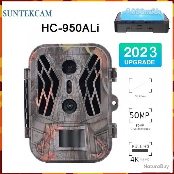 HC950A-Li Suntek avec batterie au lithium 8000mAh HD 4K 50MPNight Vision  LIVRAISON GRATUITE
