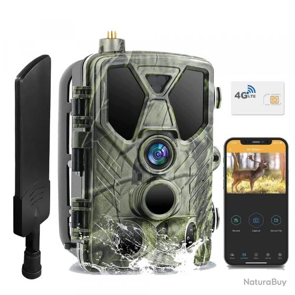 HC-812Pro -** Camra de chasse de surveillance extrieure 4G, vraie vido 4K  LIVRAISON GRATUITE