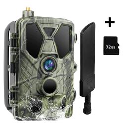 HC812PRO-32G -** Caméra de chasse de surveillance extérieure 4G, vraie vidéo 4K