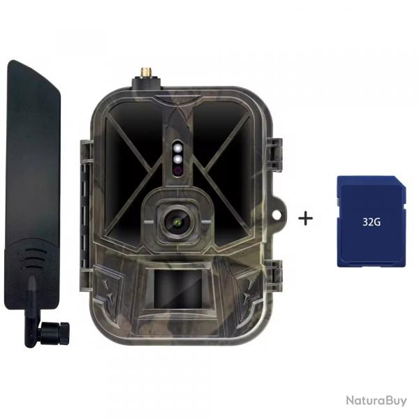 HC940Proli-32G--Camra  de Suivi 4G HD, 10 000MA, 4K, 36MP, Invisible IR LIVRAISON GRATUITE
