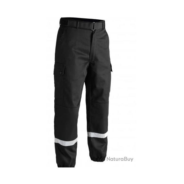 Pantalon SCU ONE bas lastiqu HV TAPE noir