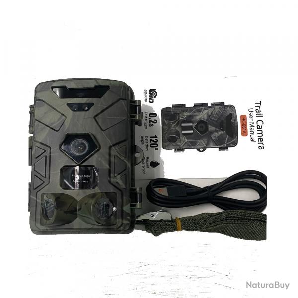 Camra de chasse vido en direct WIFI801PRO 4K Vision nocturne 30mp  LIVRAISON GRATUITE