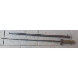 Baïonnette Rosalie modèle 1886/15 pour fusil Lebel ou Berthier et son fourreau - WW1