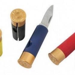 Canif cartouche cal.12 STEPLAND-Bleu