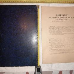 1 livre Cours d'Artillerie et 1 Instruction Règle de visée projectiles en aéroplane