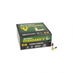 REMINGTON CAL.22LR STANDARD V HP ROUND NOSE CUIVRE 38GR PAR 550