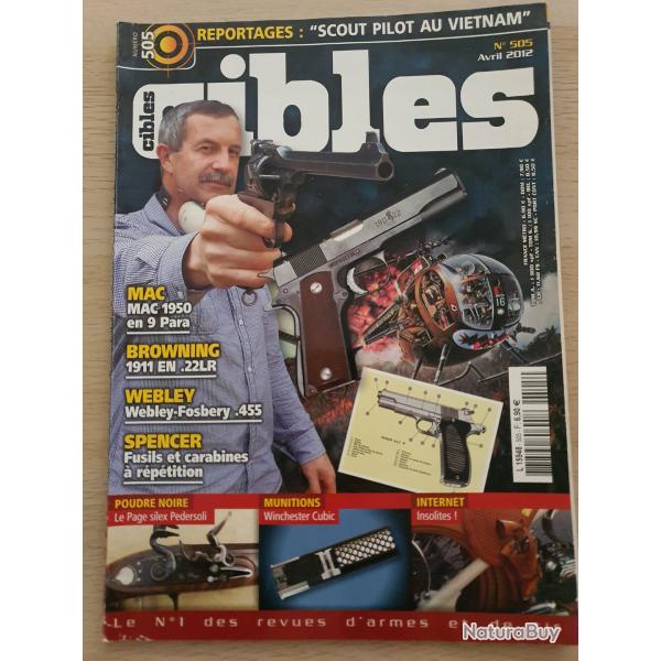 Revue Cible N 505 Mac 1950 Browning 1911 22 Lr Webley Fosbery Spencer Le Page Pedersoli
