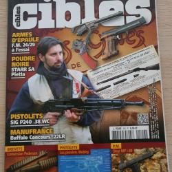 Revue Cible N° 509 Bir Hakeim FM 24 29 Starr Sig P240 Manufrance Buffalo  conversion Pedersen Webley