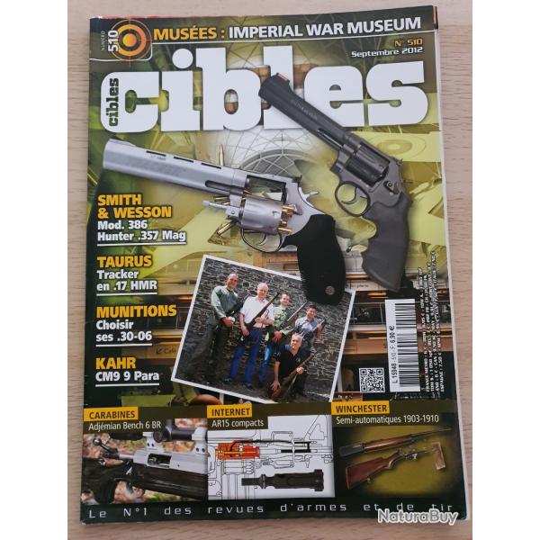Revue Cible N 510 S&W 386 Taurus munitions 30 06 Kahr Ar15 Winchester 1903 1910