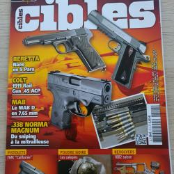 Revue Cible N° 511 Beretta Colt 1911 Mab D  FMK revolver 1882 Suisse