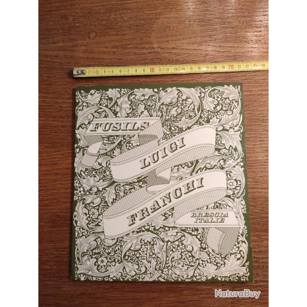 Notice originale plaquette prsentation Fusil Luigi Franchi  Falconet Alcione Neuve