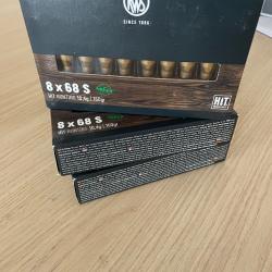 Vends Lot RWS HIT 8x68S 10,4g