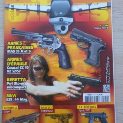 Revue Cible N° 516 Mas 35 A et S Caracal Vz 52/57 Beretta S&W 629 Luger Drôles 61 régiment Artllerie
