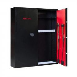 Coffre fort Elite pour 12 à 24 armes avec lunette - coffre intérieur - étagères modulables