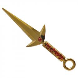 KUNAI NINJA 22CM 3 POINTES METAL OR