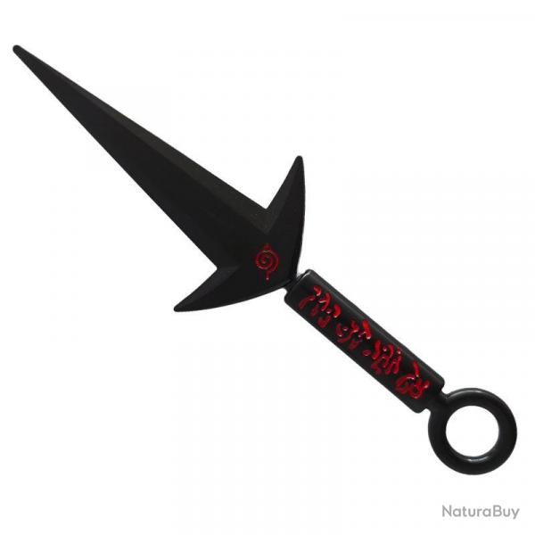 KUNAI NINJA 22CM 3 POINTES METAL NOIR