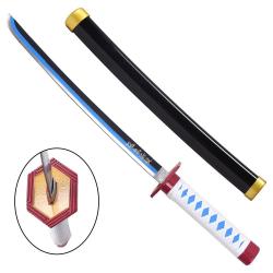 MINI KATANA DECO LAME BAMBOU MOTIF DEMON SLAYER