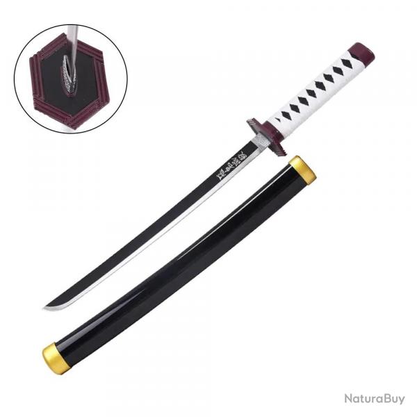 MINI KATANA DECO LAME BAMBOU MOTIF DEMON SLAYER