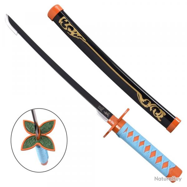 MINI KATANA DECO LAME BAMBOU MOTIF DEMON SLAYER
