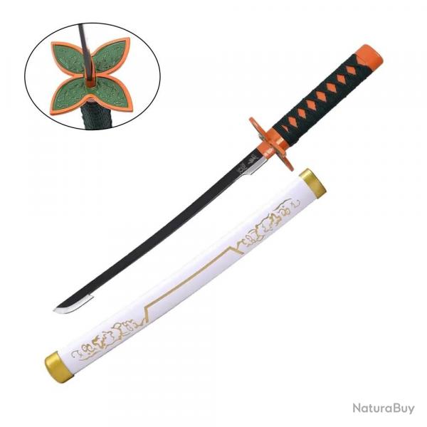 MINI KATANA DECO LAME BAMBOU MOTIF DEMON SLAYER