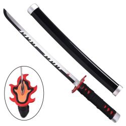 MINI KATANA DECO LAME BAMBOU MOTIF DEMON SLAYER