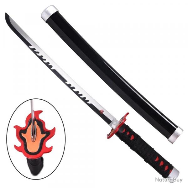 MINI KATANA DECO LAME BAMBOU MOTIF DEMON SLAYER