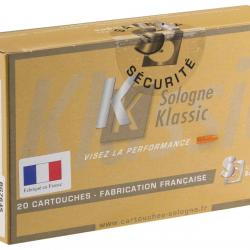 MUNITIONS SOLOGNE CAL.7x64 SUBSONIQUES T MANTEL  9.01G 139GR