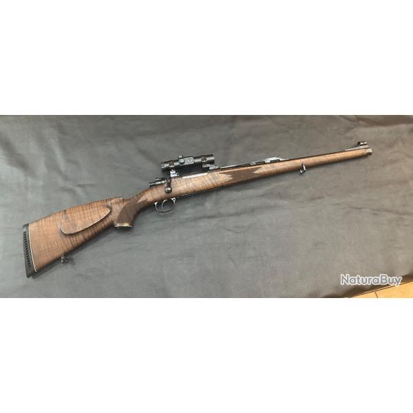 Carabine battue type Mauser 98 - 7x64 - point rouge
