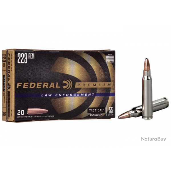 Balles Federal Bonded Soft Point - 223 Rem