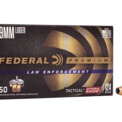 Balles Federal Hydra-Shok JHP - 9 mm Luger