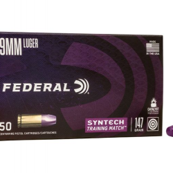 Balles Federal Syntech Training Match - 9 mm Luger