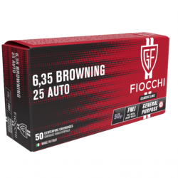 Balles Fiocchi Full Metal Jacketed - 6.35 mm / 50 Gr