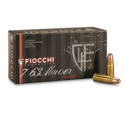 Balles Fiocchi Full Metal Jacketed - 7.63 Mauser / 88 Gr