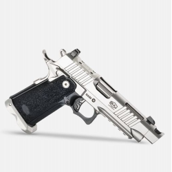 Pistolet Bul SAS II Tac compensateur - 9 mm / Argent