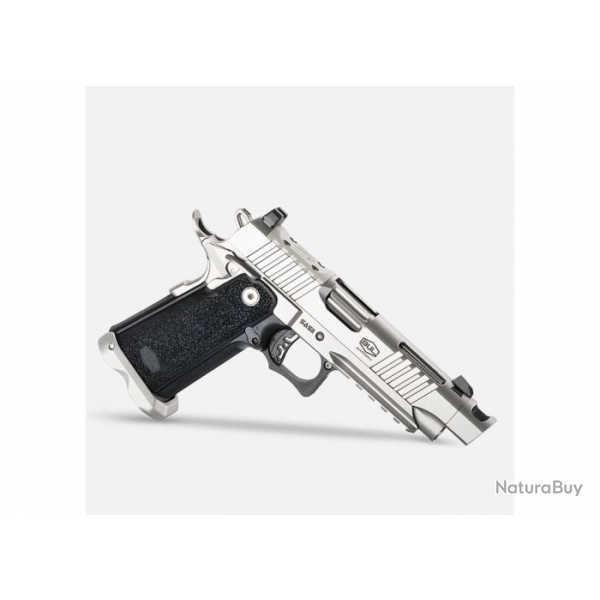 Pistolet Bul SAS II Tac compensateur - 9 mm / Argent