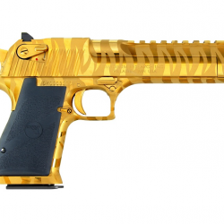 Pistolet Magnum Research Desert Eagle - Tiger Stripe - 44 Mag / Doré