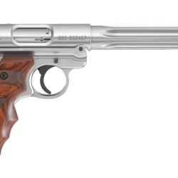 Pistolet Ruger Mark IV Hunter - 22 LR / Bois lamellé quadrillé