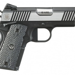 Pistolet Ruger SR1911 Officier Brosse Stainless Steel - 45 Auto