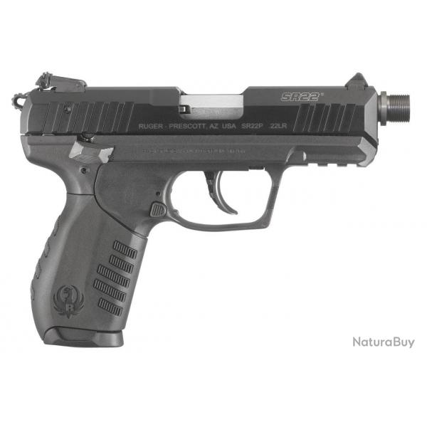 Pistolet Ruger SR22 - 22 LR / 3.5" / Noir filet