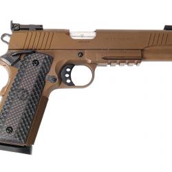 Pistolet Schmeisser Hugo 1911 avec hausse LPA - 45 ACP / Bronze