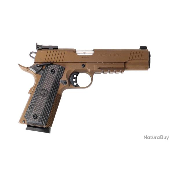 Pistolet Schmeisser Hugo 1911 avec hausse LPA - 45 ACP / Bronze