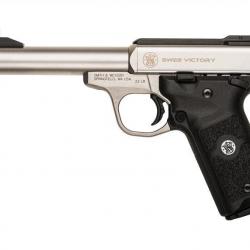 Pistolet Smith and Wesson S&W22 Victory Canon fileté - 22 LR