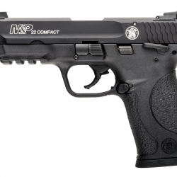 Pistolet Smith and Wisson 22 Compact - canon fileté - 22 LR