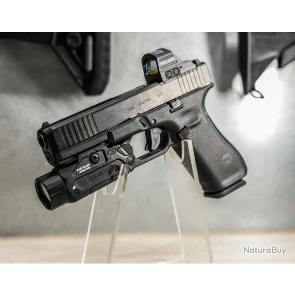 Wahoo ! Pack Glock 17 GEN 5 + 407C + LAMPE LASER + DETENTE PERF